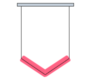 下部のみフレンジ