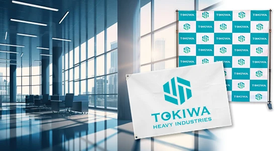 企業の式典に使用される旗・幕