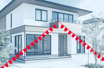 住宅展示場の屋外装飾