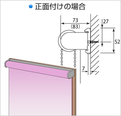 正面付けの場合